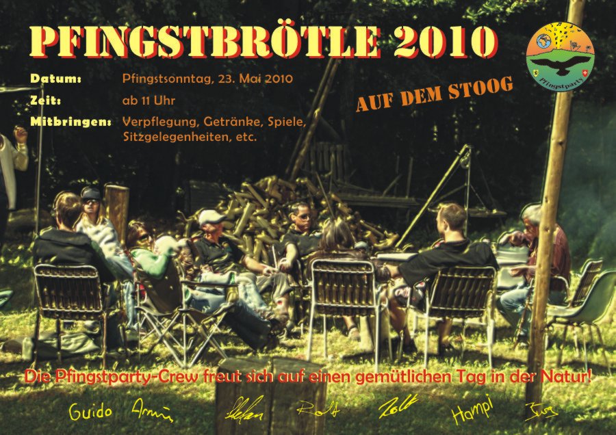 Flyer &raquo;Pfingstbr�tle 2010&laquo;